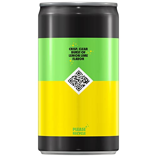 STARRY LEMON LIME SODA POP, ZERO SUGAR, 7.5OZ MINI CANS (6 PACK)