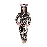 Body Candy Micro Fleece Women's Onesie Pajamas with Creature Hoods (See More Colors and Sizes)