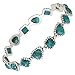 Silpada 'Turquoise Pools' Compressed Turquoise Bangle Bracelet in Sterling Silver