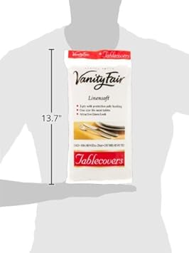 Amazon Com Vanity Fair Impressions Disposable Table Covers 2 Count 54 X 108 Inches Coated Paper Table Covers Prime Pantry