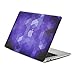 Unik Case Gradient Ombre Triangular Galore Dark Purple Graphic Ultra Slim Light Weight Matte Rubberized Hard Case Cover for Macbook Air 13