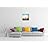 Highrise and Tall Buildings of City in Bird'SEye View at Evening Wall Decor