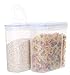 Cereal Container Keeper Great For Dry Food Storage With Airtight Lid Perfect For Sugar, Flour, Oatmeal and Protein Powder Dispenser