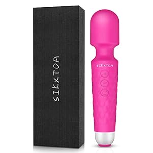 SIKXTOA Powerful Vibrator, G Spot Cordless Rechargeable Sex Toy with 8 Speeds & 20 Patterns, Quiet Clit Vibrator…