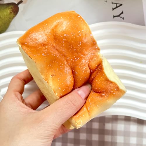 Bread Squeeze Squishy Toy，Slow Rising Squishy， Dumpling Stress Balls，PU Materia Fidget Toy for Office or Party Favor