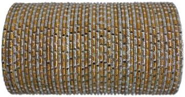BangleEmporium Majesty collection! Indian Gold and Silver Bracelets X-Small 2.4