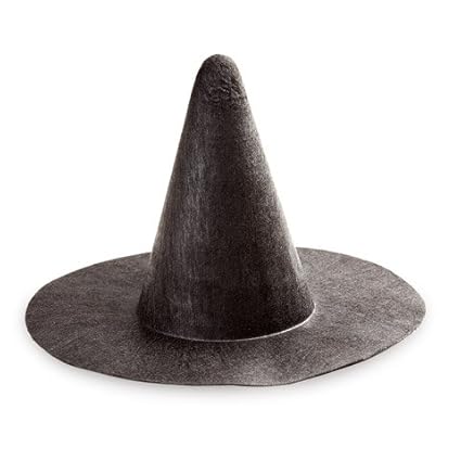 Bulk Buy: Darice DIY Crafts Witch Hat Felt Black 6 inches (6-Pack) 12774