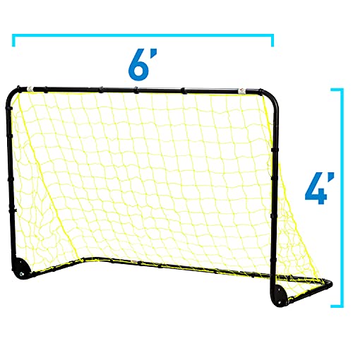 Franklin Sports Premier Steel Folding Backyard Soccer Goal with All