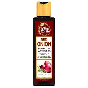 THE-INDIE-EARTH-RED-ONION-ANTI-HAIR-LOSS-HAIR-GROWTH-OIL-WITH-PURE-ARGAN-JOJOBA-ROSEMARY-BLACK-SEED-OIL-IN-PUREST-FORM-VERY-EFFECTIVELY-CONTROL-HAIR-LOSS-PROMOTES-HAIR-GROWTH-200ml THE INDIE EARTH RED ONION HAIR OIL 200 ML - ANTI HAIR LOSS & HAIR GROWTH OIL WITH BLACK SEED, CURRY LEAF, HIBISCUS…