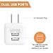 USB Wall Charger, Dual USB Charger, Celltronics 2Pack 5V/2.1A Quick Charger Portable Travel Charger with Foldable Plug for iPhone X / 8 / 7 / 6s / 6 Plus, iPad Pro / Air 2 / mini 4, Samsung S5 More