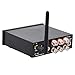 Bluetooth 4.2 Stereo Audio Amplifier 2.1 Channel Receiver Class D Mini Hi-Fi Integrated Digital Amp with Bass and Treble Control 50Watt x2+100Watt x1 for Home Passive Speakers Subwoofer BT30Athumb 3