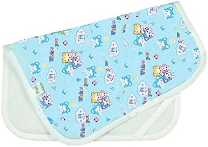 popom Cotton Cloth Waterproof Reusable Baby Infant Urinal Pad Cover/Mat/Mattress Pad,Blue,35*45cm