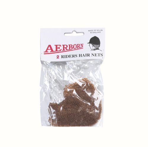 Perri's Aerborn Heavyweight Hairnet, Light Brown, Pack of 2