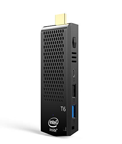 Dooter T6 Fanless Computer Stick 8GB DDR3 64GB eMMC,Intel Atom Z8350 Mini PC with Windows 10 Pro,4K HD, 2.4/5G Dual Band WiFi, Bluetooth 4.2