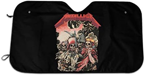 REECECAM Metallica Four Horsemen Europe Tour Windshield Snow Cover No More Scraping Car Fits Most Car 51.2"" X 27.5""