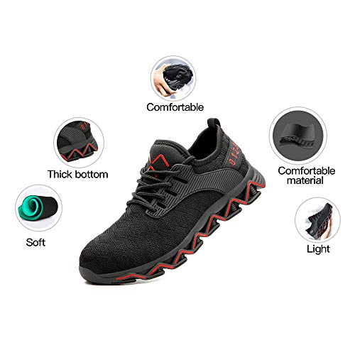 steel toe walking shoes