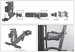 ARKON Mounts 10.25 inch Robust Metal Locking