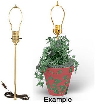 Make a Flower Pot Lamp With This Easy-To-Use Lamp Making Kit (Pkg/2)
