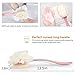 Lazy Tribe Bath brush- Shower Body Brush -Improves Skin's Health And Beauty - Remove Dead Skin And Toxins, Improves Lymphatic Functions- Loofah Bath Sponge,Rich foam(pink)