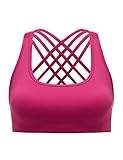 Regna X RE-Order Bother Women's Strappy Yoga Bra Tops With Removable Pads (Plus Size Available)