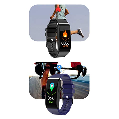 Sinwo Fitness Tracker,C919 Heart Rate Blood Pressure Sleep Monitoring Smart Watch Sports Bracelet (Purple)