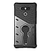LG G6 Case, Remex Heavy Duty Shockproof Dual Layer Hybrid Armor Defender Full Body Protective Cover with 360 Degree Rotating Kickstand for LG G6 (Black)