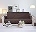 CHHKON Waterproof Nonslip Recliner Cover Stay in Place, Dog Couch Chair Cover Furniture Protector, Ideal Loveseat Slipcovers for Pets and Kids (Chocolate, 23'')