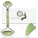 Natural Jade Roller– Gua Sha – Lymphatic Drainage Tool for Face, Neck, Body - Anti Aging Treatment – Reduces Wrinkles and Fine Lines