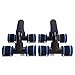 MythGeek Push up Pushup Bars Stands Handles Set for Men and Women Workout - Blue
