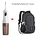 2NICE Portable Water Flosser Oral Irrigator with Nasal Wash Function of 2 Modes IPX6 Waterproof Rechargeable by USB Charger (Brown)