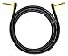 WORLDS BEST CABLES 3 Foot - Pedal, Effects, Patch, instrument cable CUSTOM MADE made using Mogami 2319 wire and Eminence Gold Plated ¼ inch (6.35mm) R/A Pancake type Connectors