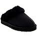 Womens Original Fur Trim Winter Warm Indoor Comfy Slip On Mule Slippers