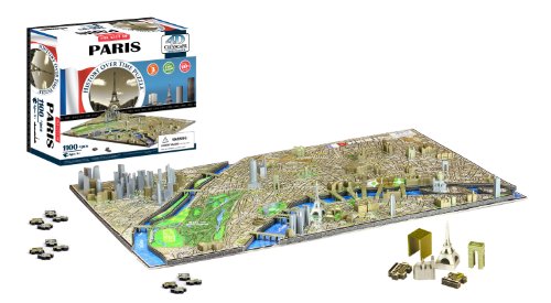 4D Cityscape Paris Time Puzzle