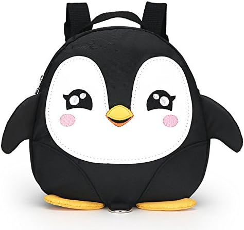 Toddler Baby 3D Cartoon Safety Harness Backpack, Children Kids Preschool Bag with Leash - Cute Penguin