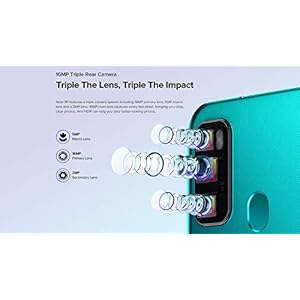 Android 10 Smartphone Offerta Ulefone NOTE 9P, 6,52" Cellulare 16MP Quad Camera, Octa-Core 4GB + 64GB, 3 slot Per Schede, Dual SIM, Batteria 4500mAh OTG, Sblocco Viso+Impronta Digitale GPS Aurora - immagine 8