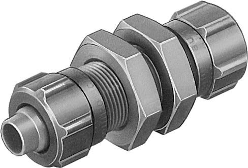 Festo 9422 Model SCK-PK-6 Bulkhead Quick Connector