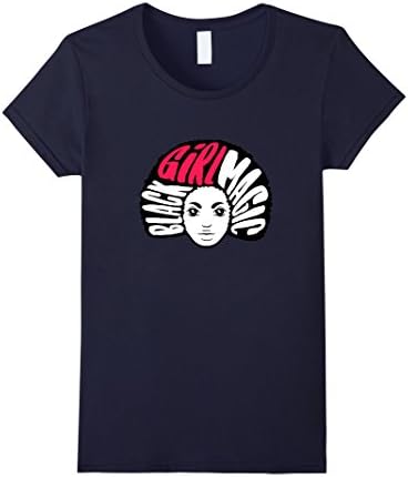 Women's Black Girl Magic Tshirt  Medium Navy