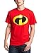 Disney Men's The Incredibles Logo Basicon T-Shirt