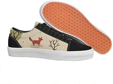 forest animals pattern Women Fashion Sneakers Lightweight Sport Shoes