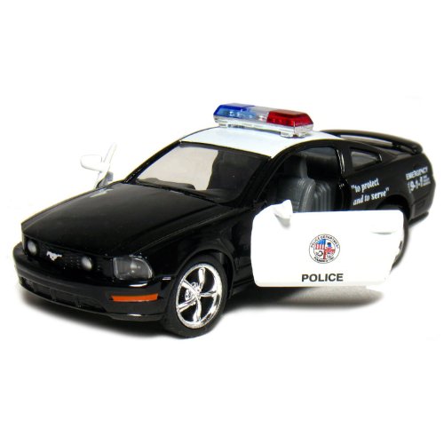 Ford Mustang GT Police 2006 Black & White 1-38 Toywonder