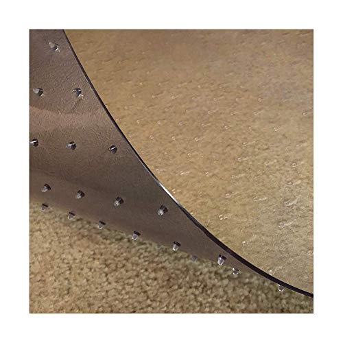 RESILIA Deluxe Clear Vinyl, Plastic Floor Runner/Protector for Deep