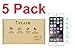 IFLASH [5 Pack Promotion] Tempered Glass Screen Protector For Apple iPhone 6 Plus / 6S Plus 5.5