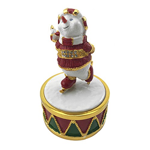 The Leonardo Collection Christmas Wind-up Musical (Snowman on Ice Skates)