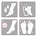 Vassoul Foot Peel Mask Exfoliating Calluses and Dead Skin Remover Baby Your Feet Naturally (1 Pair )