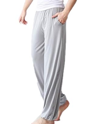 huateng Pantalones Largos de Yoga para Hombres, Pilates ...