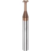 HARFINGTON T Slot End Mill Milling Cutter 6mm Cutting 1mm Depth 6mm Shank Solid Carbide Titanium Coated 4 Flutes for Stainless Steel Alloy