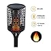 Solar Flame Torches Lights Flickering Flame Dancing Landscape Lanterns Dusk to Dawn IP65 Waterproof for Outdoor Garden, Parties, Campfires, Camping, Beaches Lighting and Decoration (1)
