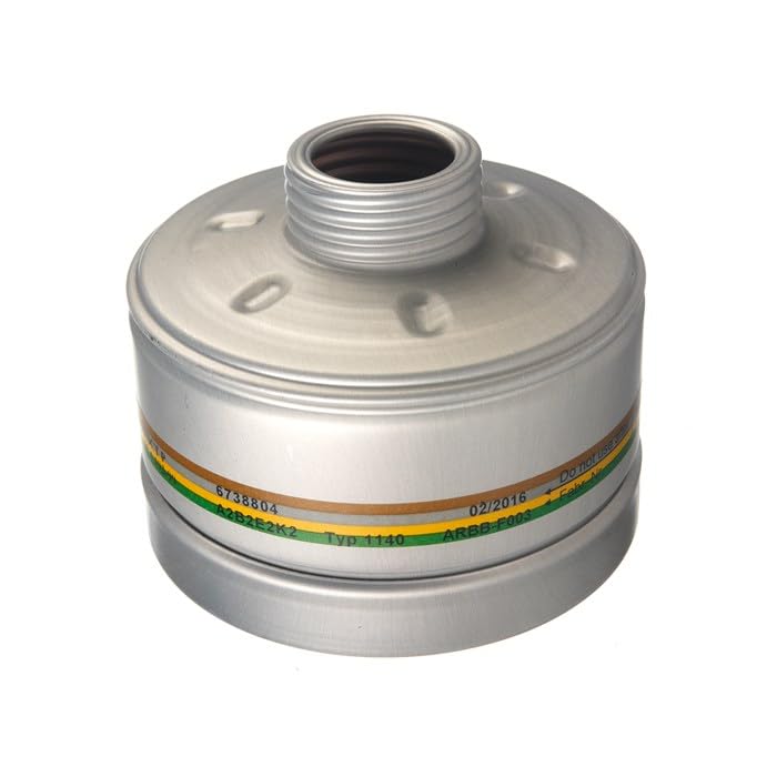 Dräger X-plore gas filter 1140 A2B2E2K2 (EN 14387) quality filter for masks with round thread RD40 (EN 148-1)