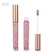 6 Colors/Set Diamond Lipstick Matte Lipstick Metallic Lip Glosses Set Lip Toppers Waterproof Long Lasting Shimmer Nude Liquid Makeup Kit Tint Pigmented