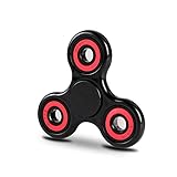 Opard Tri Fidget Spinner Hand Spinning Toy Ceramic Bearing for Child and Adult (Black)